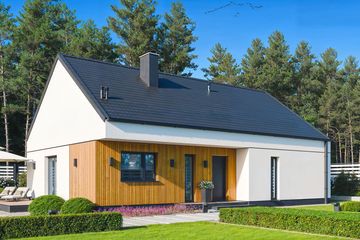  Projekt domu BK-67 (WWC1080) - projekt domu parterowego - Zdjęcie 1