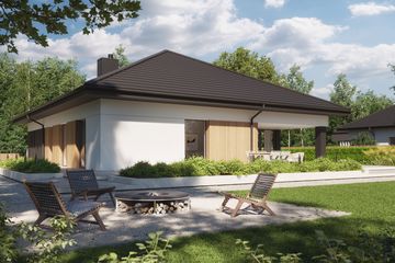  Projekt domu NewHouse 771 w3 (KRZ1156) - projekt domu parterowego - Zdjęcie 11