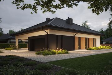  Projekt domu NewHouse 771 w3 (KRZ1156) - projekt domu parterowego - Zdjęcie 14