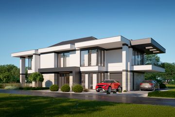 Projekt domu LK&1337 - z pełnym piętrem dom o powierzchni 346,01 m², dach kopertowy - ujęcie 2