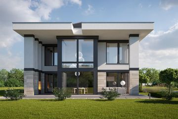 Projekt domu LK&1337 - z pełnym piętrem dom o powierzchni 346,01 m², dach kopertowy - ujęcie 6