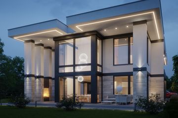 Projekt domu LK&1337 - z pełnym piętrem dom o powierzchni 346,01 m², dach kopertowy - ujęcie 7