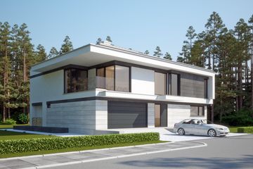 Projekt domu LK&1326 - z pełnym piętrem dom o powierzchni 243,88 m², dach kopertowy - ujęcie 2