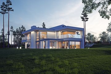 Projekt domu LK&1321 - z pełnym piętrem dom o powierzchni 308,78 m², dach kopertowy - ujęcie 4