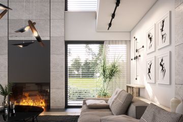 Projekt domu LK&1321 - z pełnym piętrem dom o powierzchni 308,78 m², dach kopertowy - ujęcie 5