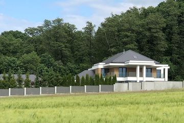 Projekt domu LK&1312 - z pełnym piętrem dom o powierzchni 451,40 m², dach kopertowy - ujęcie 2