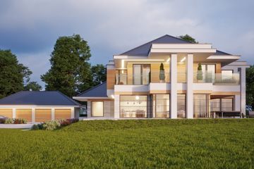 Projekt domu LK&1312 - z pełnym piętrem dom o powierzchni 451,40 m², dach kopertowy - ujęcie 4