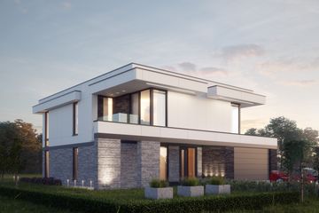 Projekt domu LK&1308 - z pełnym piętrem dom o powierzchni 227,85 m², dach kopertowy - ujęcie 2