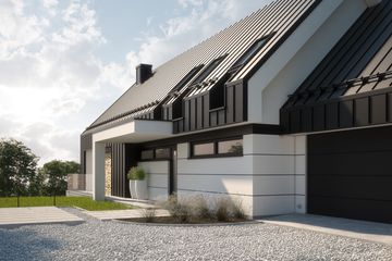 Projekt domu LK&1302 - parterowy z poddaszem dom o powierzchni 174,14 m², dach dwuspadowy - ujęcie 7