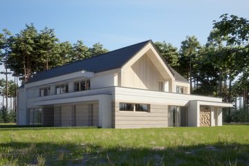 Projekt domu LK&1301 - parterowy z poddaszem dom o powierzchni 374,89 m², dach wielospadowy - ujęcie 8