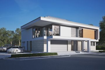 Projekt domu LK&1299 - z pełnym piętrem dom o powierzchni 230,04 m², dach kopertowy - ujęcie 3