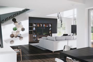 Projekt domu LK&1299 - z pełnym piętrem dom o powierzchni 230,04 m², dach kopertowy - ujęcie 11