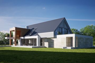 Projekt domu LK&1284 - parterowy z poddaszem dom o powierzchni 300,61 m², dach dwuspadowy - ujęcie 8