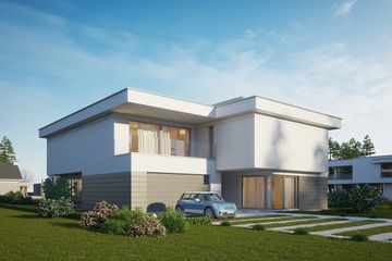 Projekt domu LK&1138 - z pełnym piętrem dom o powierzchni 270,06 m², dach kopertowy - ujęcie 2