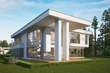 Projekt domu LK&1138 - z pełnym piętrem dom o powierzchni 270,06 m², dach kopertowy - ujęcie 3