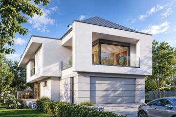 Projekt domu LK&1137 - z pełnym piętrem dom o powierzchni 187,18 m², dach kopertowy - ujęcie 3