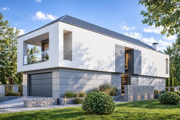 Projekt domu LK&1137 - z pełnym piętrem dom o powierzchni 187,18 m², dach kopertowy - ujęcie 4