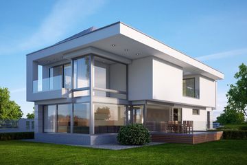Projekt domu LK&1137 - z pełnym piętrem dom o powierzchni 187,18 m², dach kopertowy - ujęcie 5