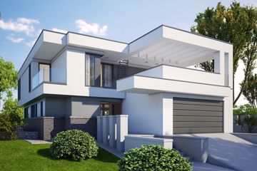 Projekt domu LK&1136 - z pełnym piętrem dom o powierzchni 181,96 m², dach kopertowy - ujęcie 3