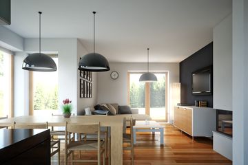Projekt domu LK&1130 - parterowy z poddaszem dom o powierzchni 134,95 m², dach dwuspadowy - ujęcie 4