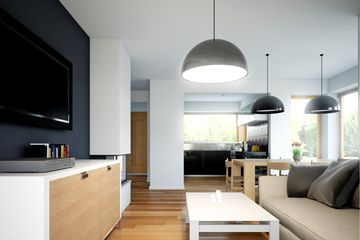 Projekt domu LK&1130 - parterowy z poddaszem dom o powierzchni 134,95 m², dach dwuspadowy - ujęcie 5