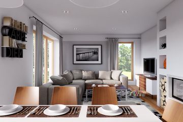Projekt domu LK&1129 - parterowy z poddaszem dom o powierzchni 139,03 m², dach wielospadowy - ujęcie 4