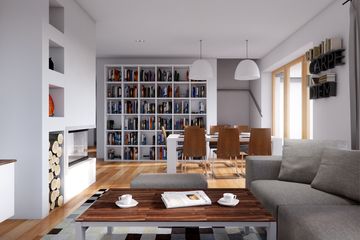 Projekt domu LK&1129 - parterowy z poddaszem dom o powierzchni 139,03 m², dach wielospadowy - ujęcie 5