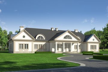 Projekt domu LK&1126 - parterowy z poddaszem dom o powierzchni 567,23 m², dach wielospadowy - ujęcie 9