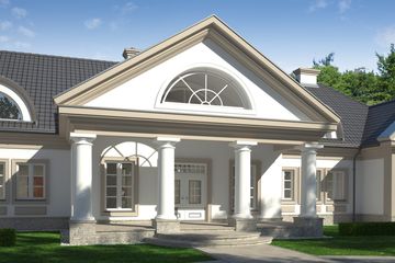 Projekt domu LK&1126 - parterowy z poddaszem dom o powierzchni 567,23 m², dach wielospadowy - ujęcie 10