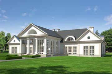 Projekt domu LK&1126 - parterowy z poddaszem dom o powierzchni 567,23 m², dach wielospadowy - ujęcie 12