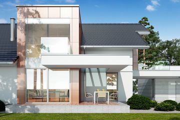 Projekt domu LK&1123 - parterowy z poddaszem dom o powierzchni 303,97 m², dach dwuspadowy - ujęcie 3
