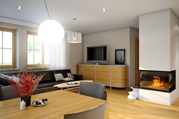 Projekt domu LK&1122 - parterowy z poddaszem dom o powierzchni 132,91 m², dach dwuspadowy - ujęcie 6