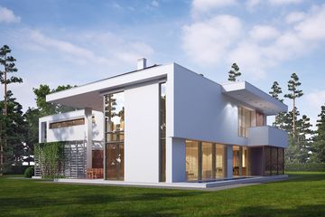 Projekt domu LK&1121 - z pełnym piętrem dom o powierzchni 286,18 m², dach kopertowy - ujęcie 6