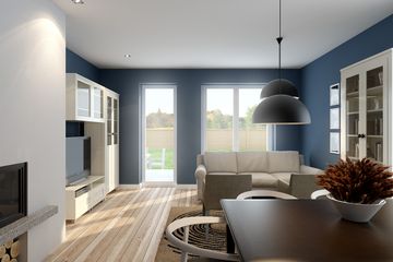 Projekt domu LK&1120 - parterowy z poddaszem dom o powierzchni 116,75 m², dach dwuspadowy - ujęcie 4