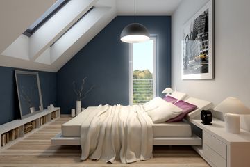 Projekt domu LK&1120 - parterowy z poddaszem dom o powierzchni 116,75 m², dach dwuspadowy - ujęcie 7