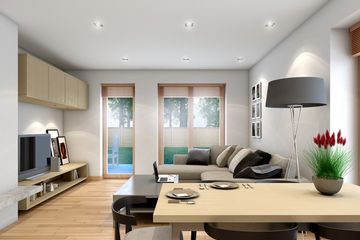 Projekt domu LK&1119 - parterowy z poddaszem dom o powierzchni 116,89 m², dach dwuspadowy - ujęcie 4