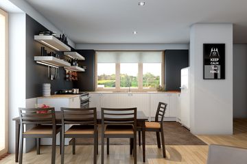 Projekt domu LK&1118 - parterowy z poddaszem dom o powierzchni 99,97 m², dach dwuspadowy - ujęcie 6
