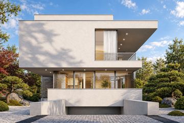 Projekt domu LK&1117 - z pełnym piętrem dom o powierzchni 351,07 m², dach płaski - ujęcie 4