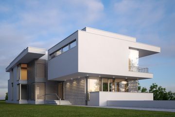 Projekt domu LK&1117 - z pełnym piętrem dom o powierzchni 351,07 m², dach płaski - ujęcie 4