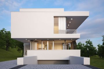 Projekt domu LK&1117 - z pełnym piętrem dom o powierzchni 351,07 m², dach płaski - ujęcie 5