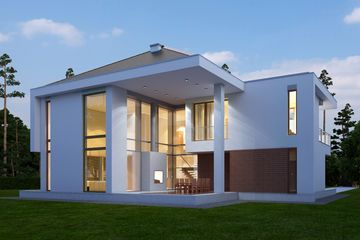 Projekt domu LK&1115 - z pełnym piętrem dom o powierzchni 247,68 m², dach kopertowy - ujęcie 3