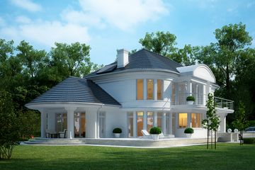 Projekt domu LK&1111 - parterowy z poddaszem dom o powierzchni 228,43 m², dach wielospadowy - ujęcie 2