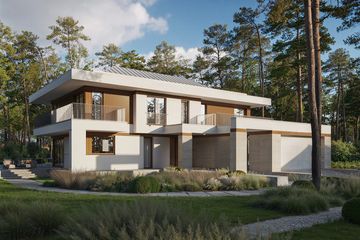  Projekt domu LK&1928 (LKP1000) - projekt domu z pełnym piętrem - Zdjęcie 1