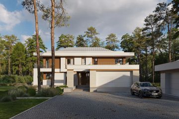  Projekt domu LK&1928 (LKP1000) - projekt domu z pełnym piętrem - Zdjęcie 2