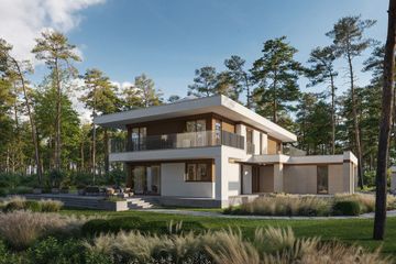  Projekt domu LK&1928 (LKP1000) - projekt domu z pełnym piętrem - Zdjęcie 3