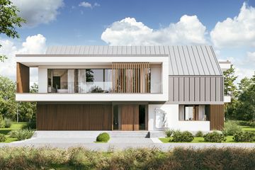  Projekt domu LK&1884 (LKP1008) - projekt domu z pełnym piętrem - Zdjęcie 1