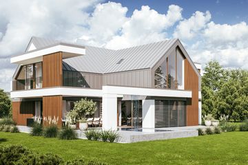  Projekt domu LK&1884 (LKP1008) - projekt domu z pełnym piętrem - Zdjęcie 7