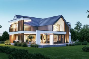  Projekt domu LK&1884 (LKP1008) - projekt domu z pełnym piętrem - Zdjęcie 8