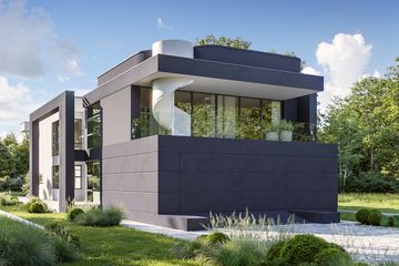  Projekt domu LK&1873 (LKP1010) - projekt domu z pełnym piętrem - Zdjęcie 1