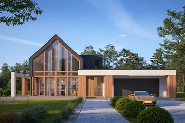  Projekt domu LK&1866 (LKP1009) - projekt domu z pełnym piętrem - Zdjęcie 1